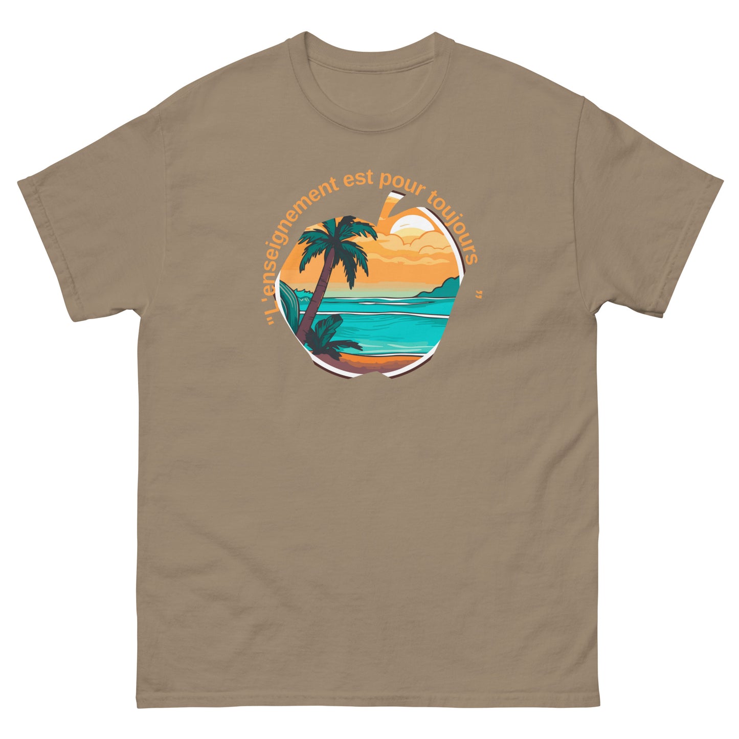 Unisex classic tee "teacher are forever" in french