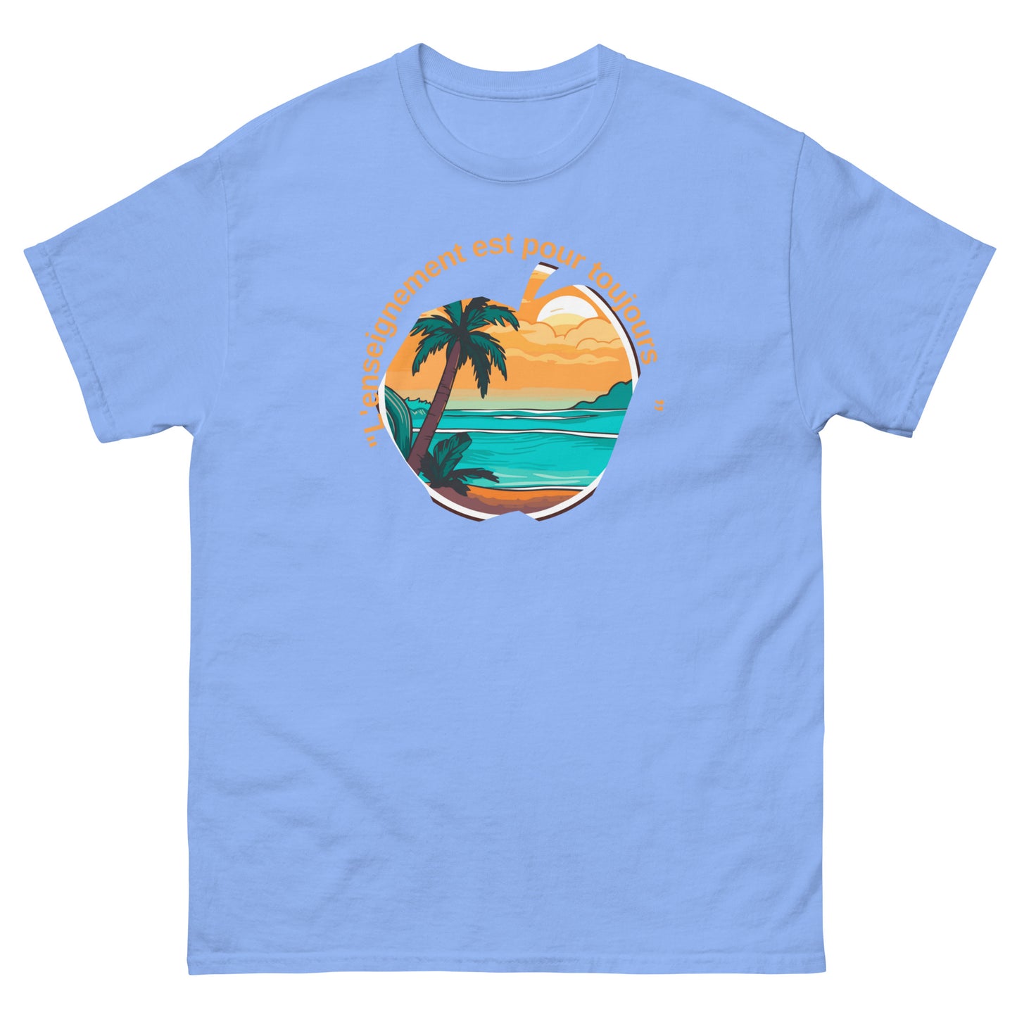 Unisex classic tee "teacher are forever" in french