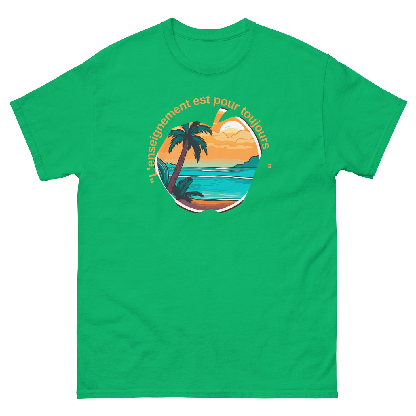 Unisex classic tee "teacher are forever" in french
