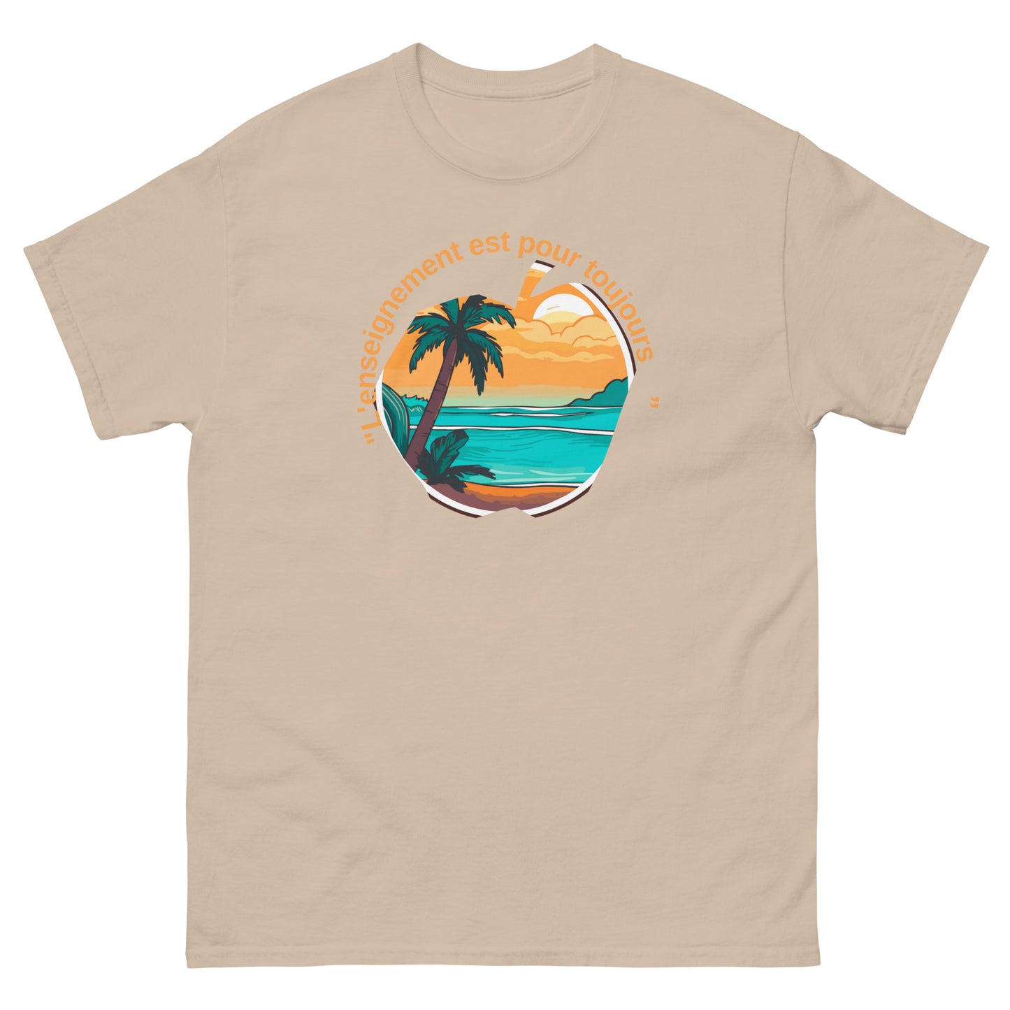 Unisex classic tee "teacher are forever" in french