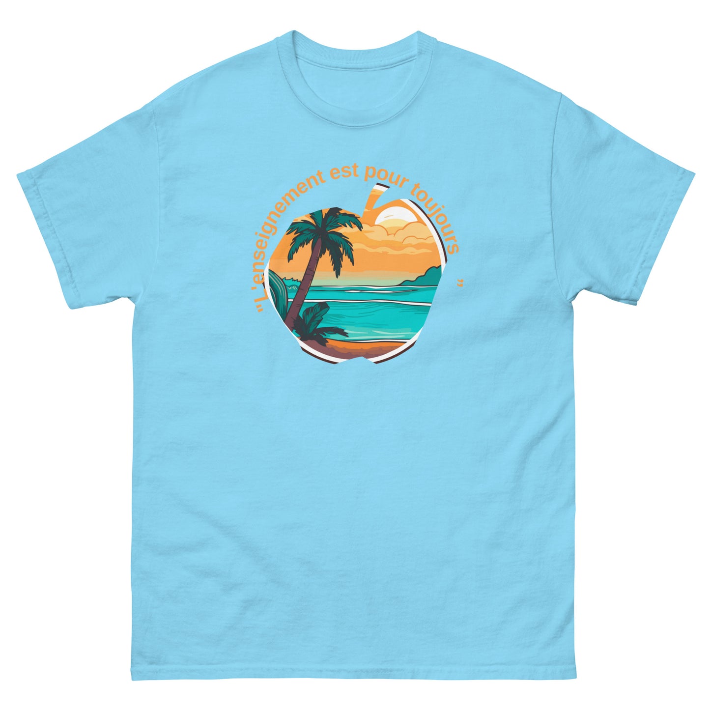 Unisex classic tee "teacher are forever" in french