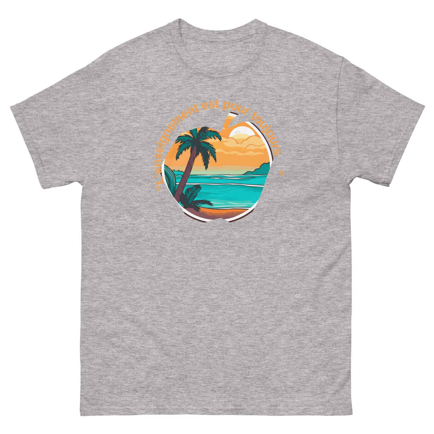 Unisex classic tee "teacher are forever" in french